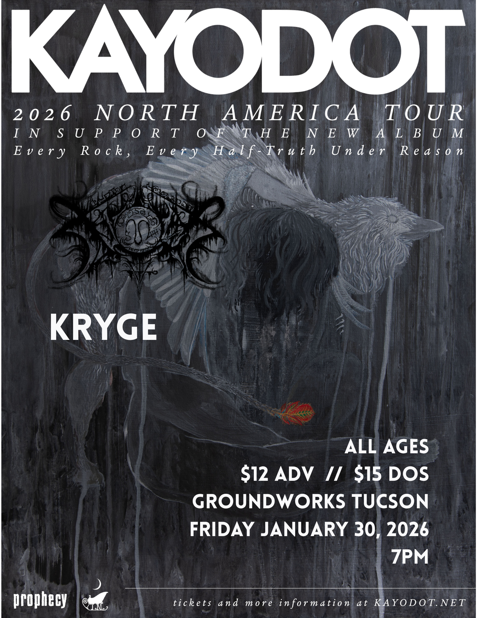 Kayo Dot, Xasthur, Kryge