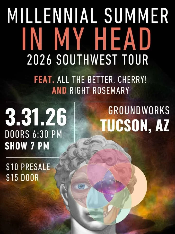 Millenial Summer (phx), All the Better (phx), Cherry!, Right Rosemary (phx)