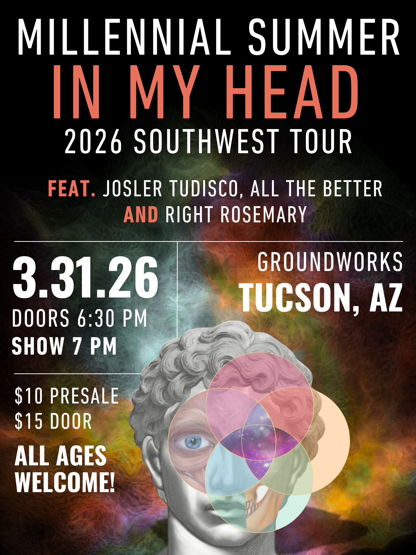 Millenial Summer (phx), All the Better (phx), Right Rosemary (phx), Josler Tudisco
