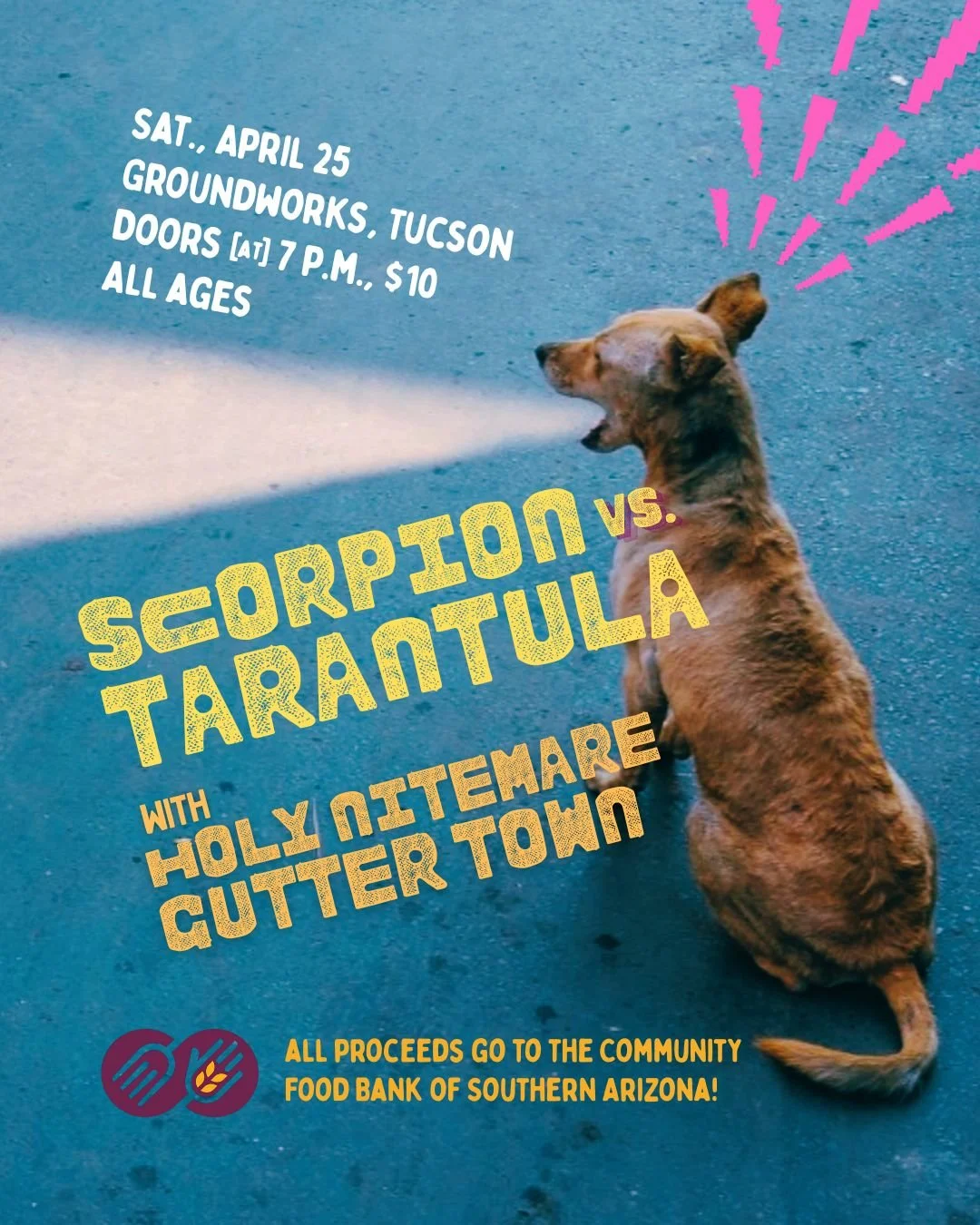 Scorpions vs Tarantula (phx), Holy Nitemare, Gutter Town