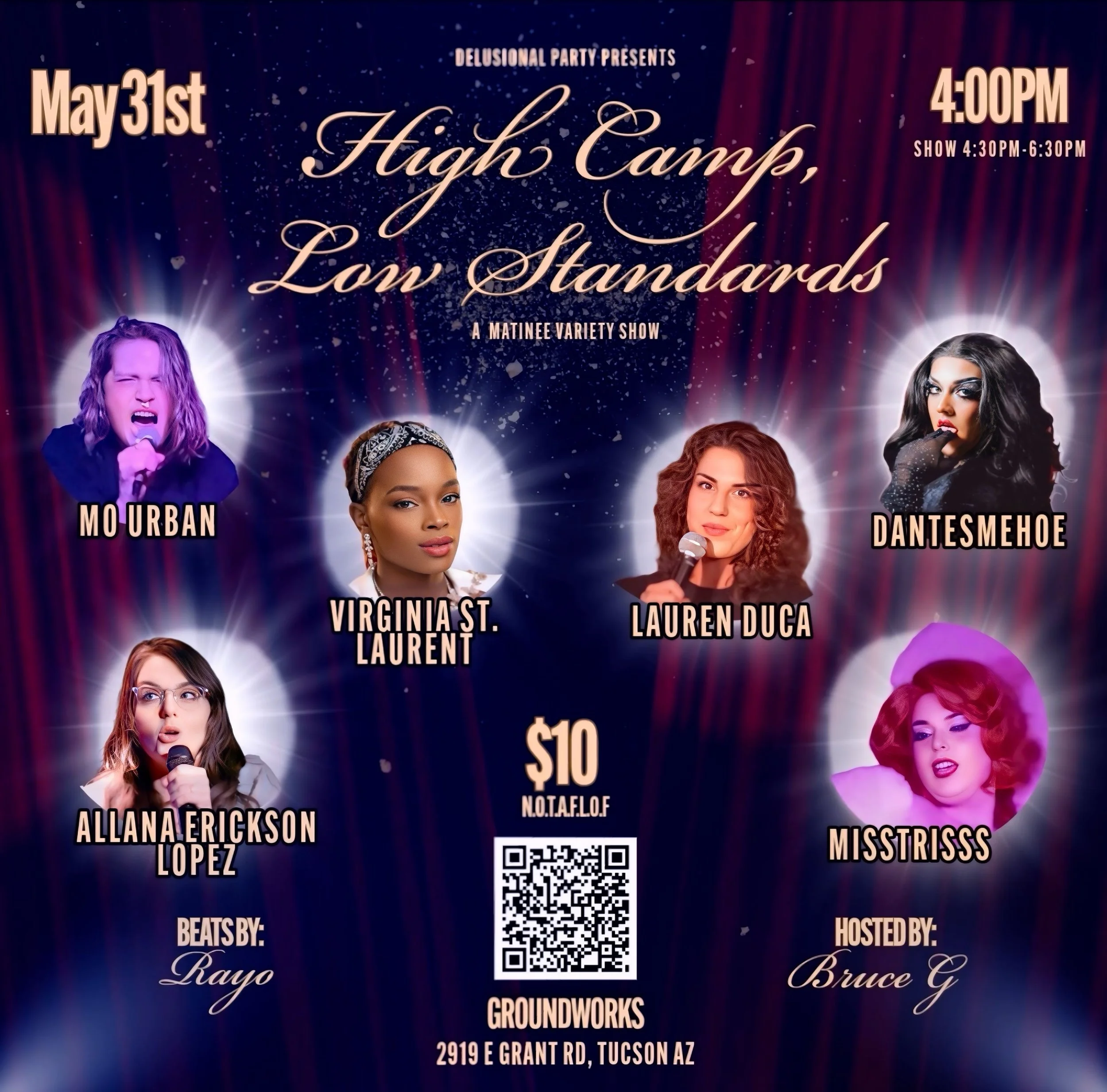 Delusional Party Matinee: "High Camp, Low Standards"