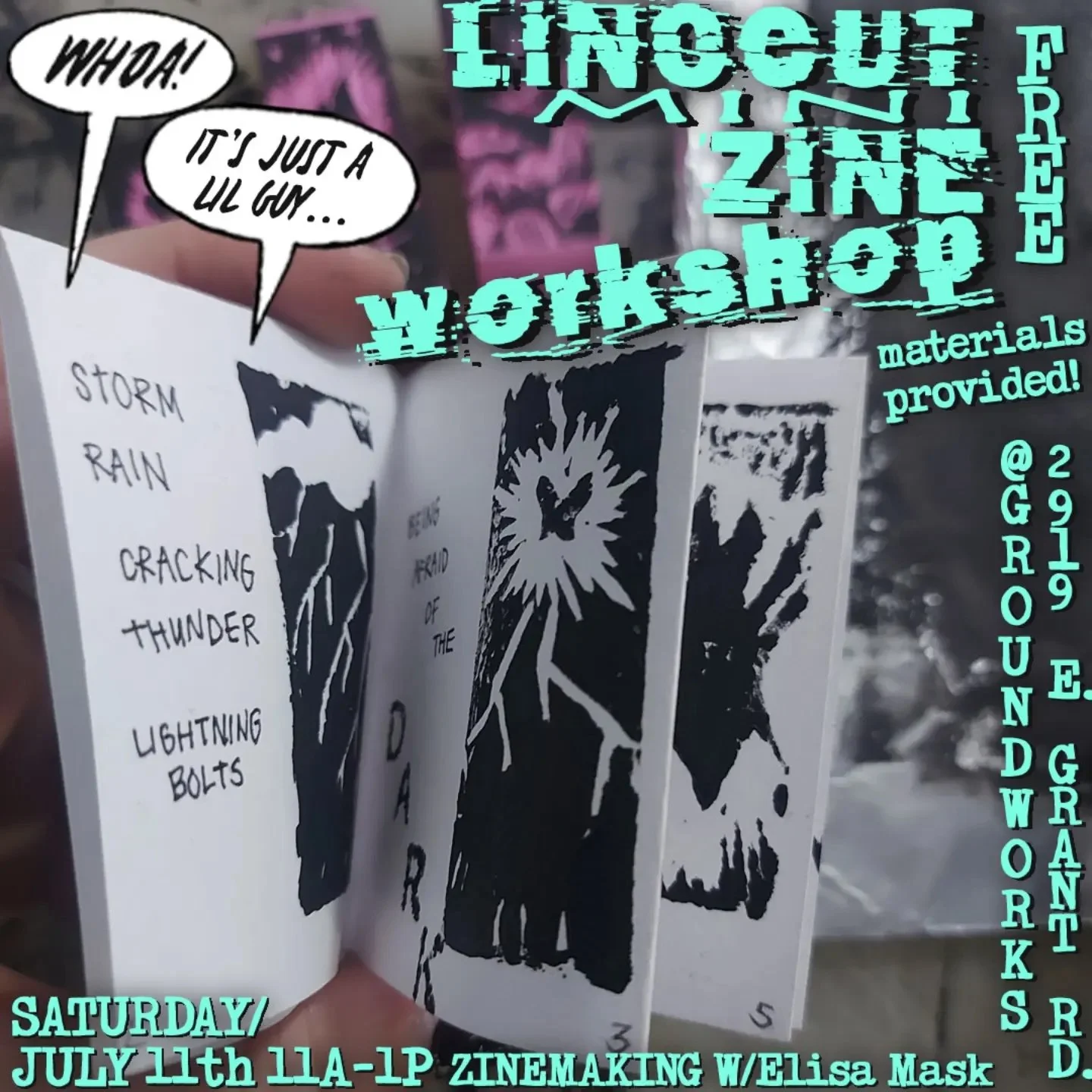 Linocut Zine Workshop