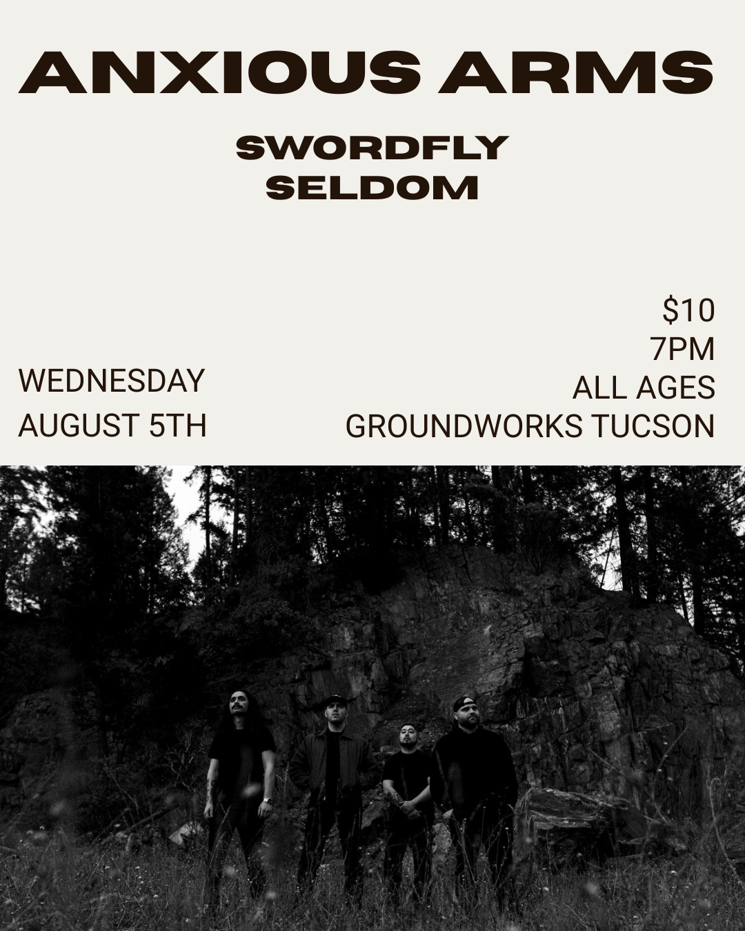 Anxious Arms, Seldom, Swordfly