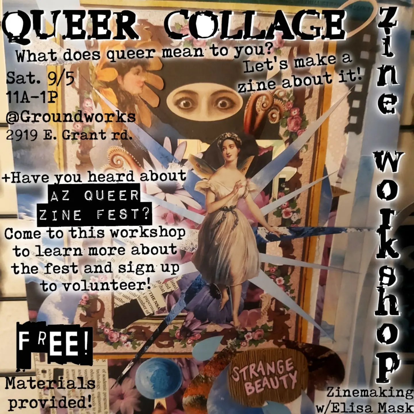 Queer Collage Zine Workshop