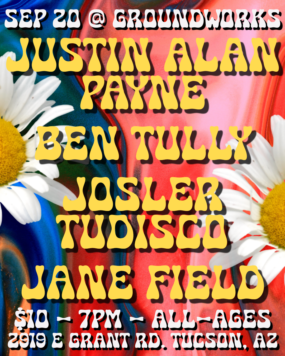 Justin Alan Payne, Ben Tully, Josler Tudisco, Jane Field