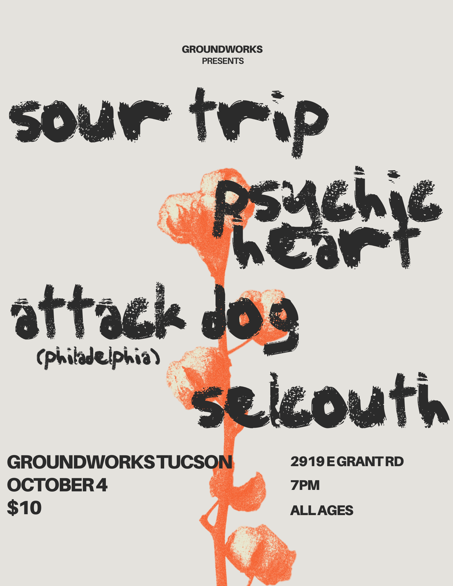 Attack Dog, Psychic Heart, Selcouth, Sour Trip