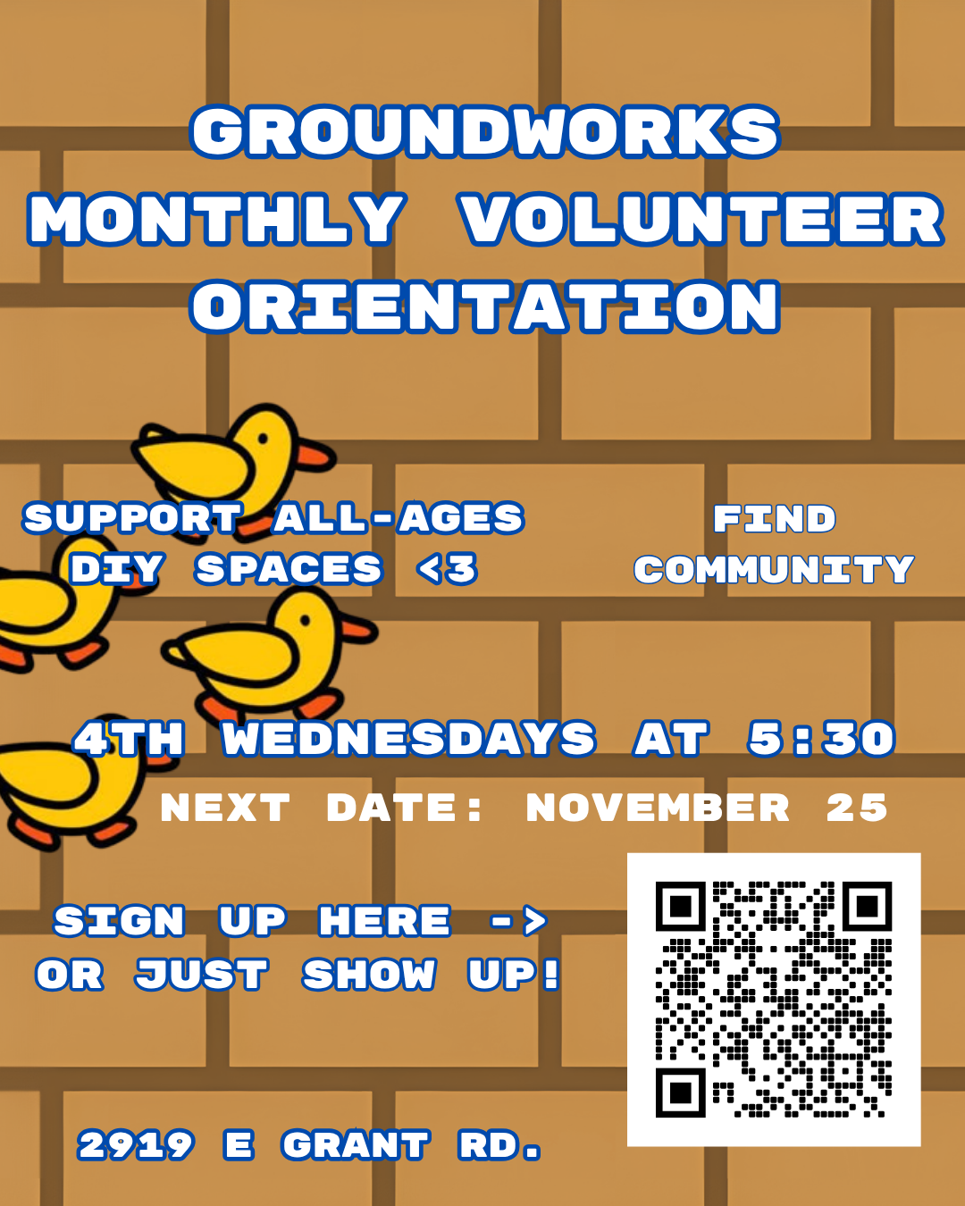 November Volunteer Orientation