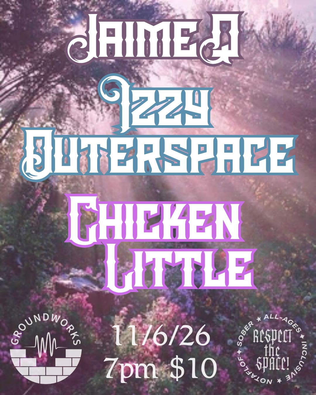 Izzy Outerspace (CA), Chicken Little, TBA