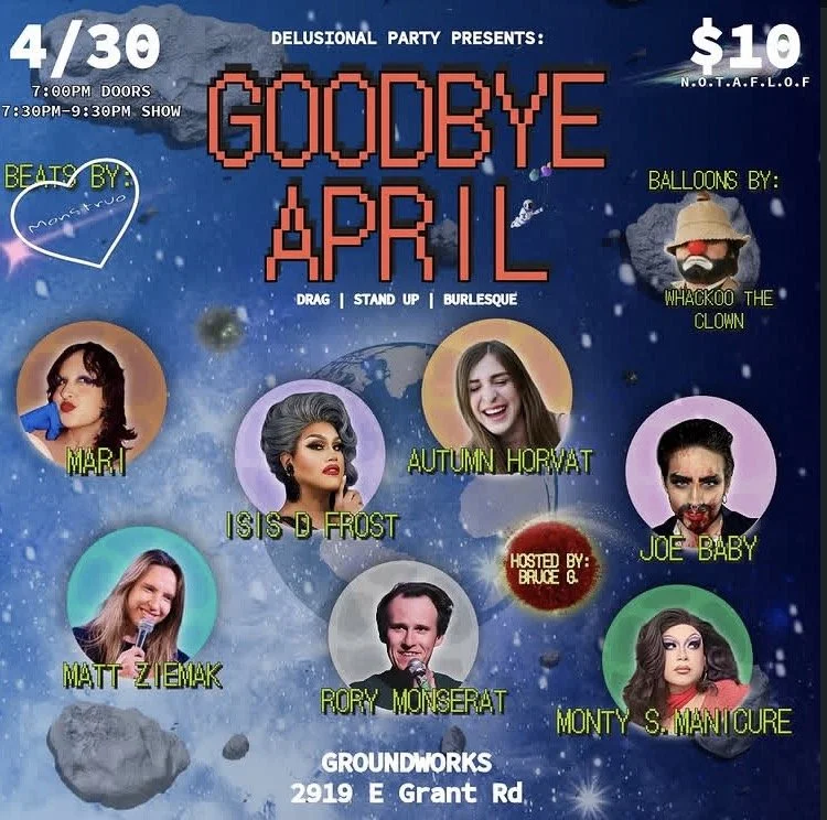 Delusional Party Presents... Drag, Comedy, Burlesque and mor