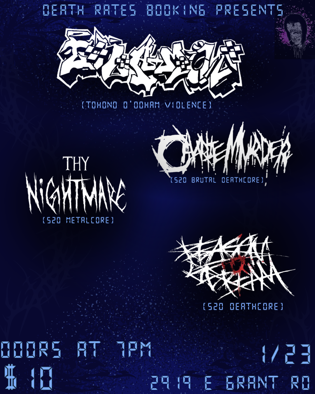 Thamju, Charlie Murder, Thy Nightmare, Reason to Scream