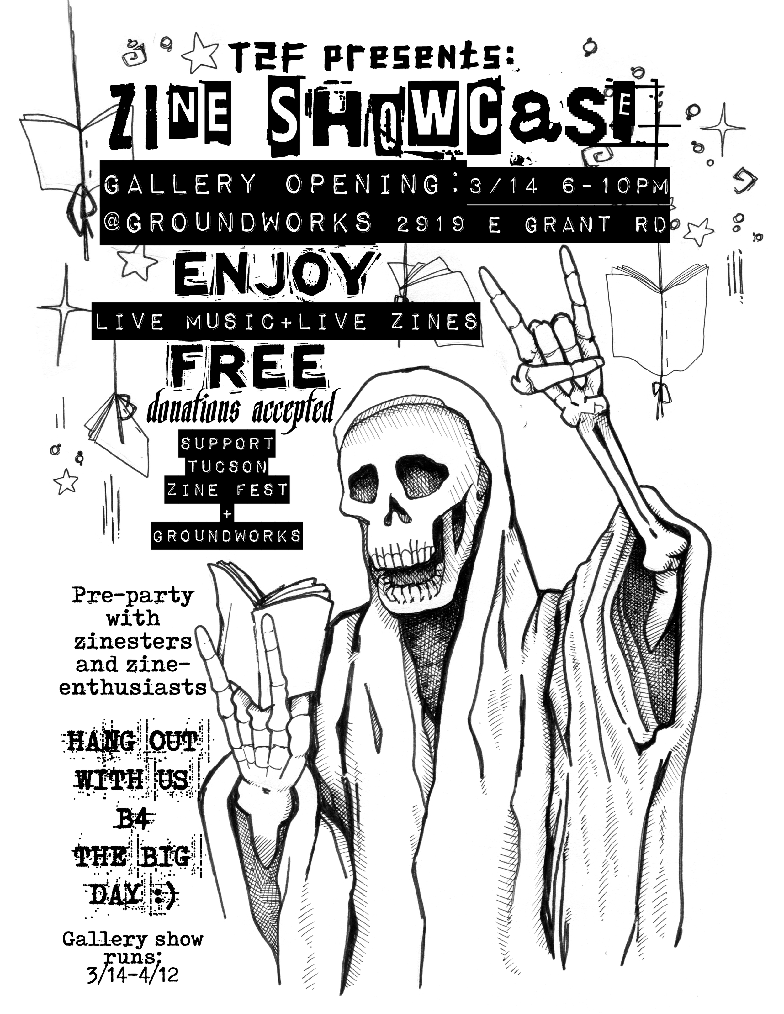 Tucson Zine Fest Gallery Event