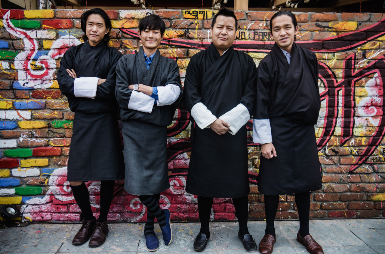 (Left to Right) Mipham Dorji, Dawa Drakpa, Sajan Sherpa, Ugay Tsheri