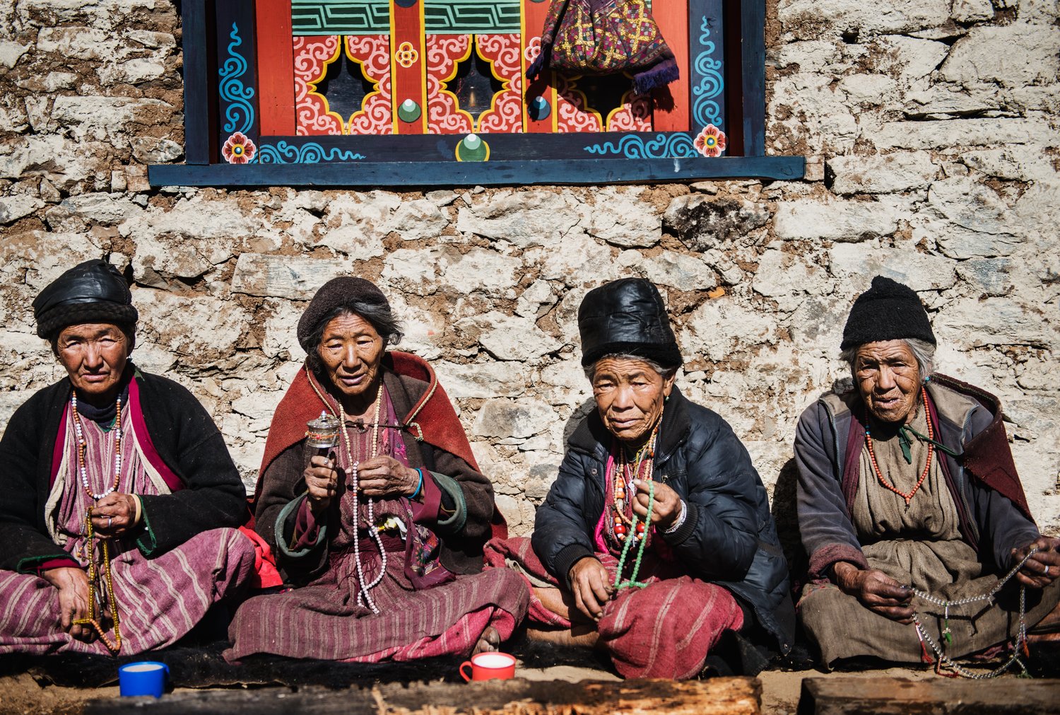 Village elders at Merak