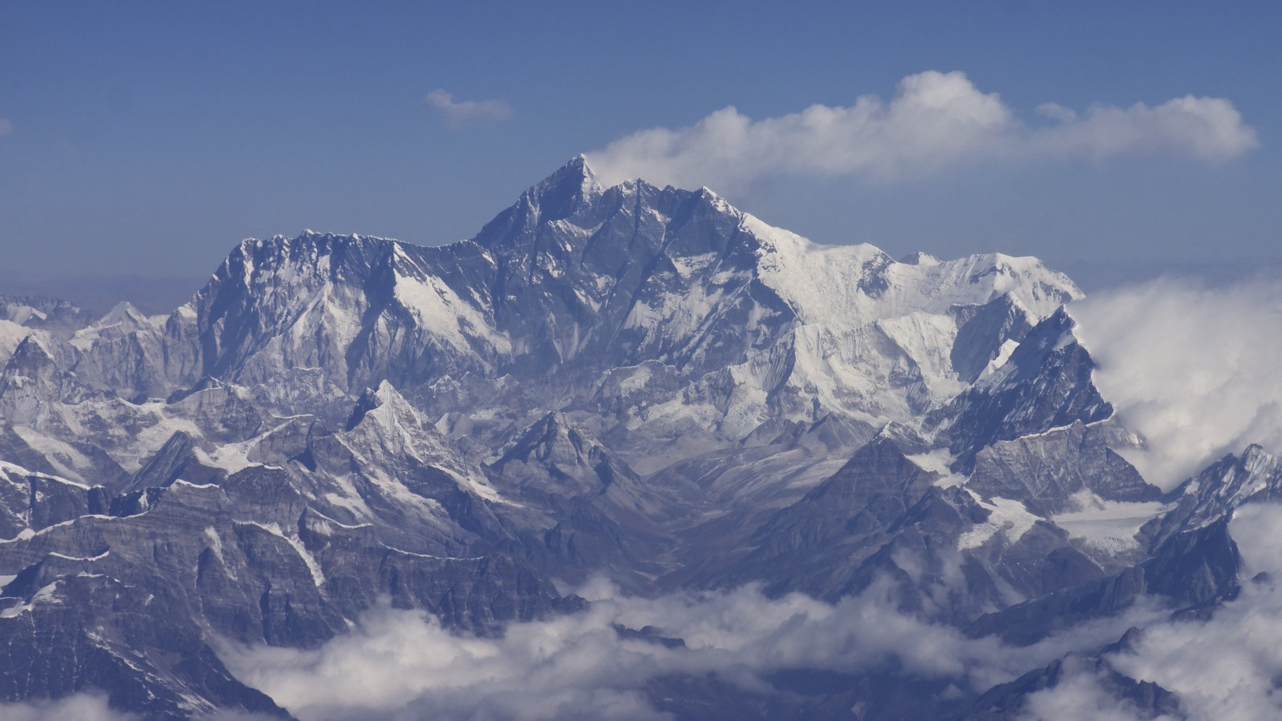 Everest on a clear day (PC: MyBhutan’s DeSantis)