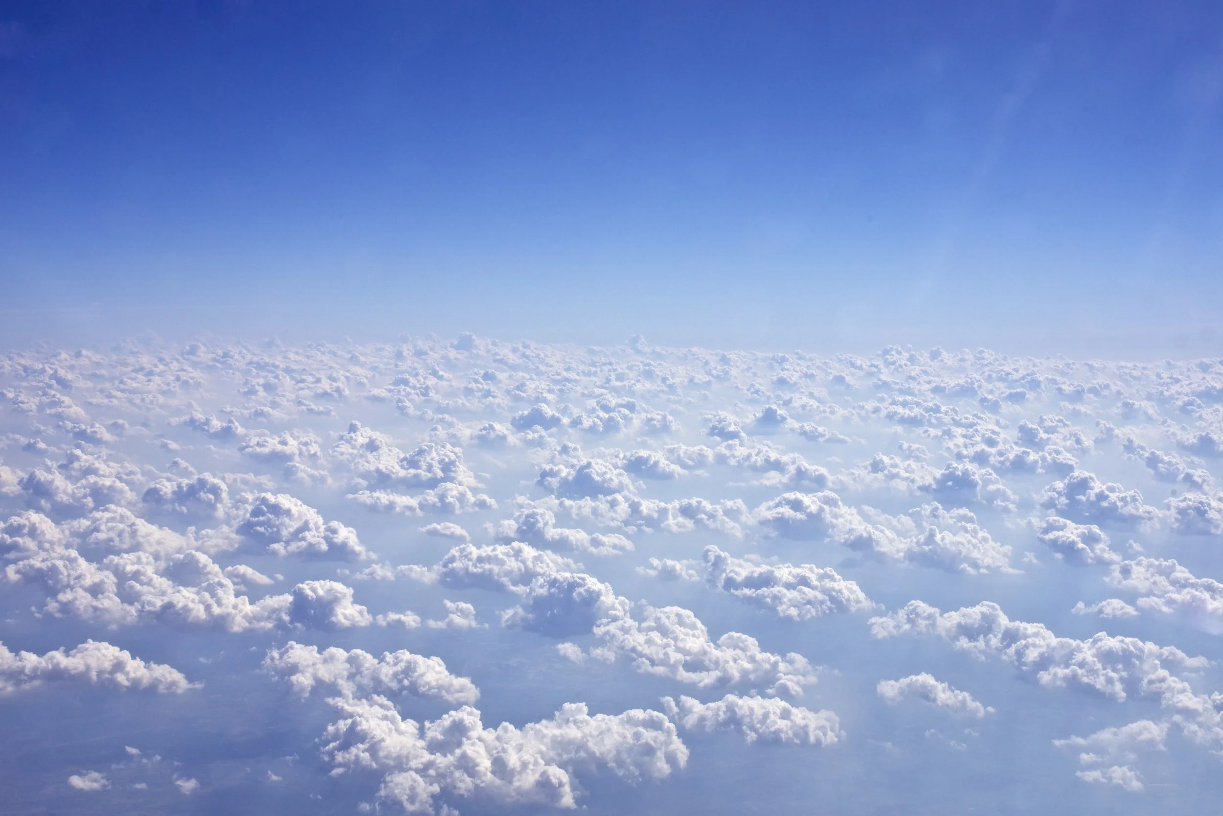 Cumulus clouds stretching forever from every angle (PC: MyBhutan’s DeSantis)