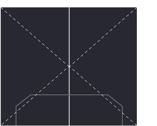 extraction hood, double swing doors