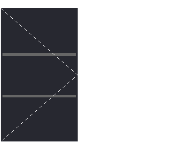 upper, single swing door