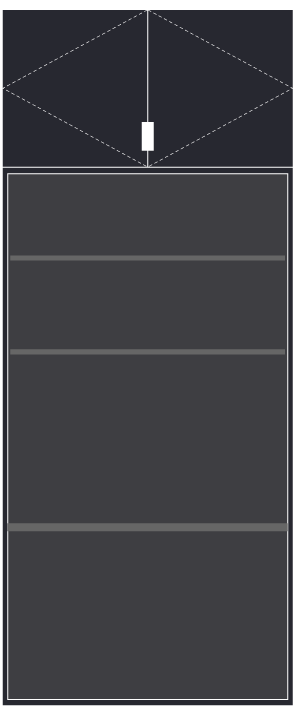 built-in desk, shelving