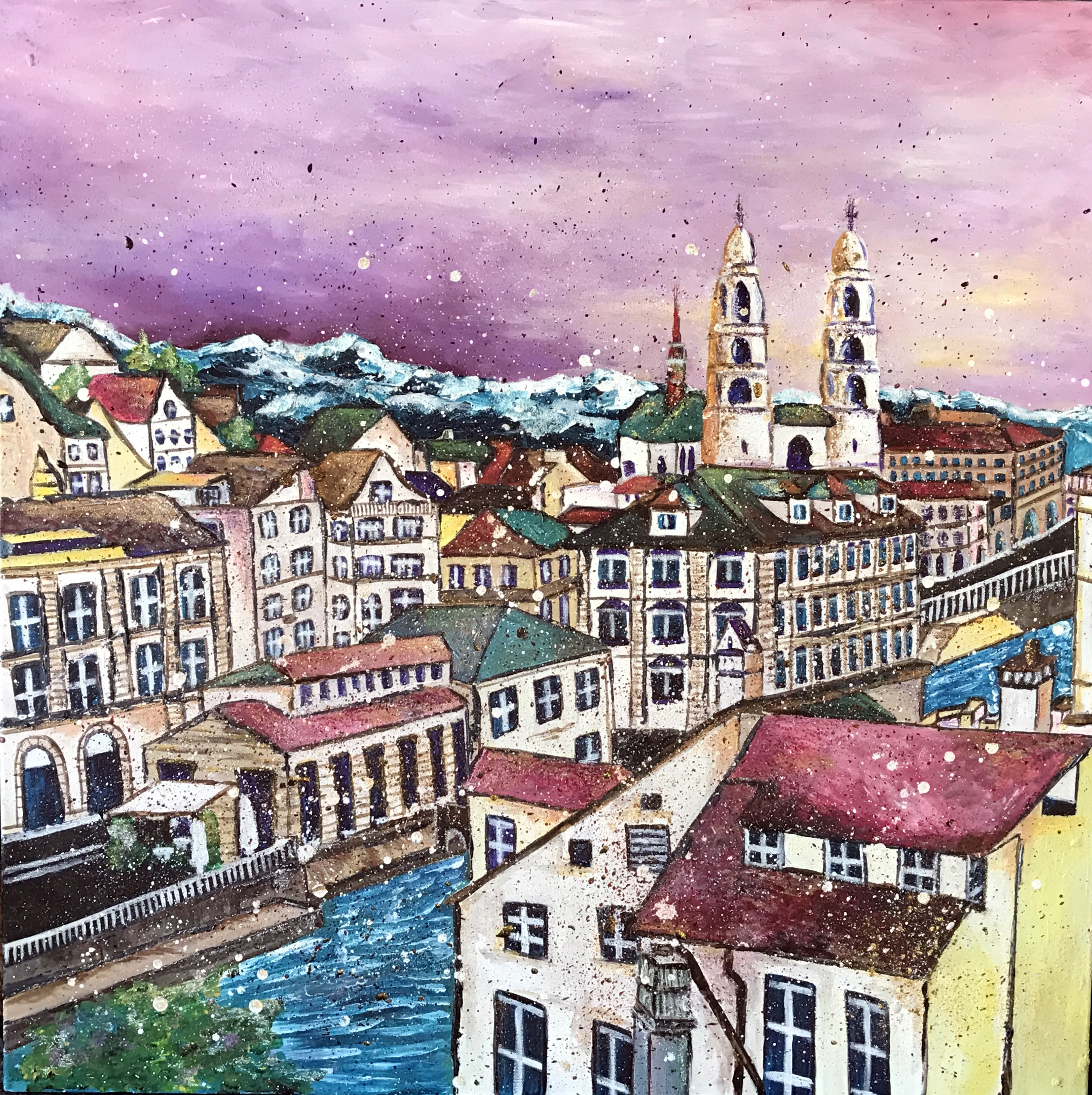 Winter Wonderland (80x80) SOLD