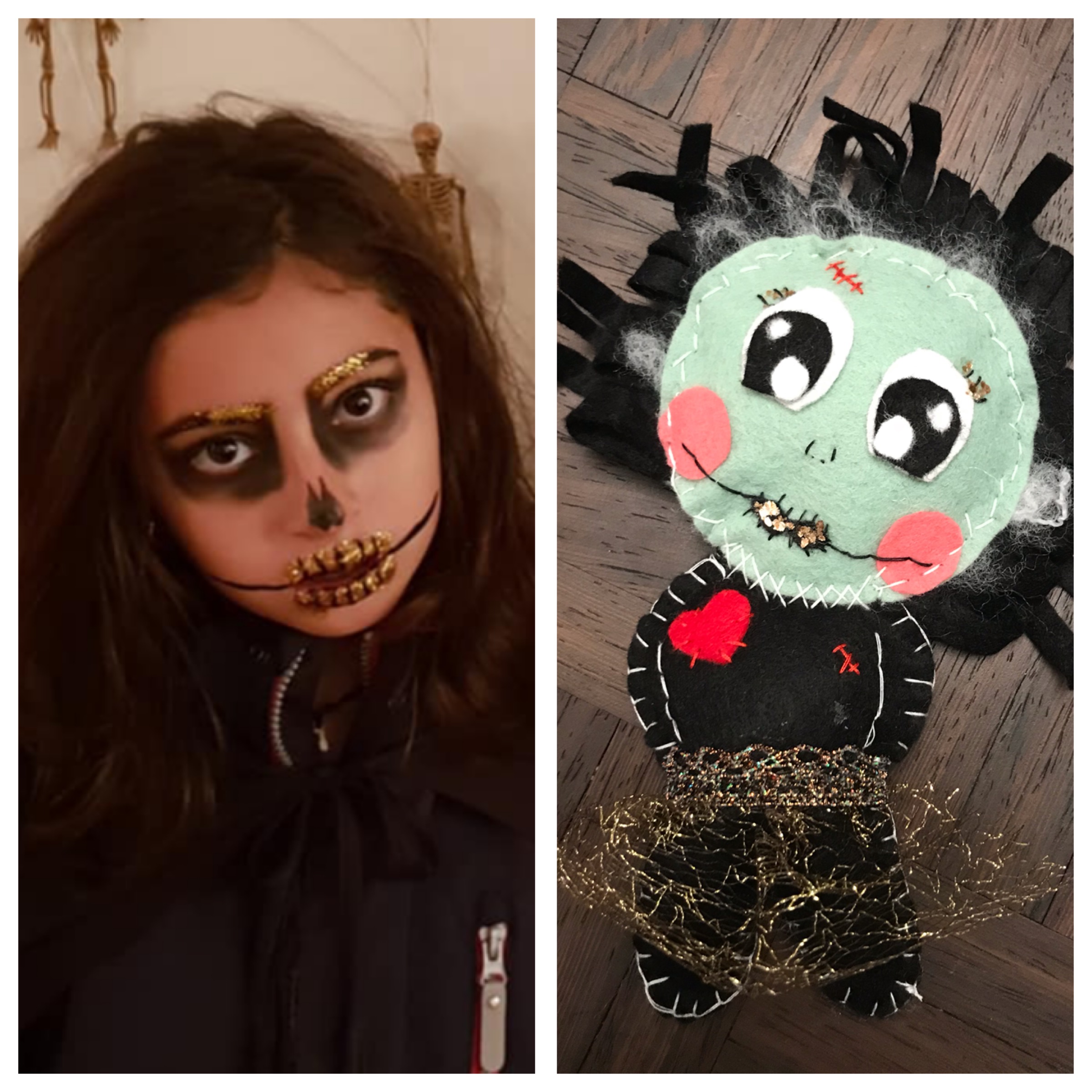 Monster girl for Halloween