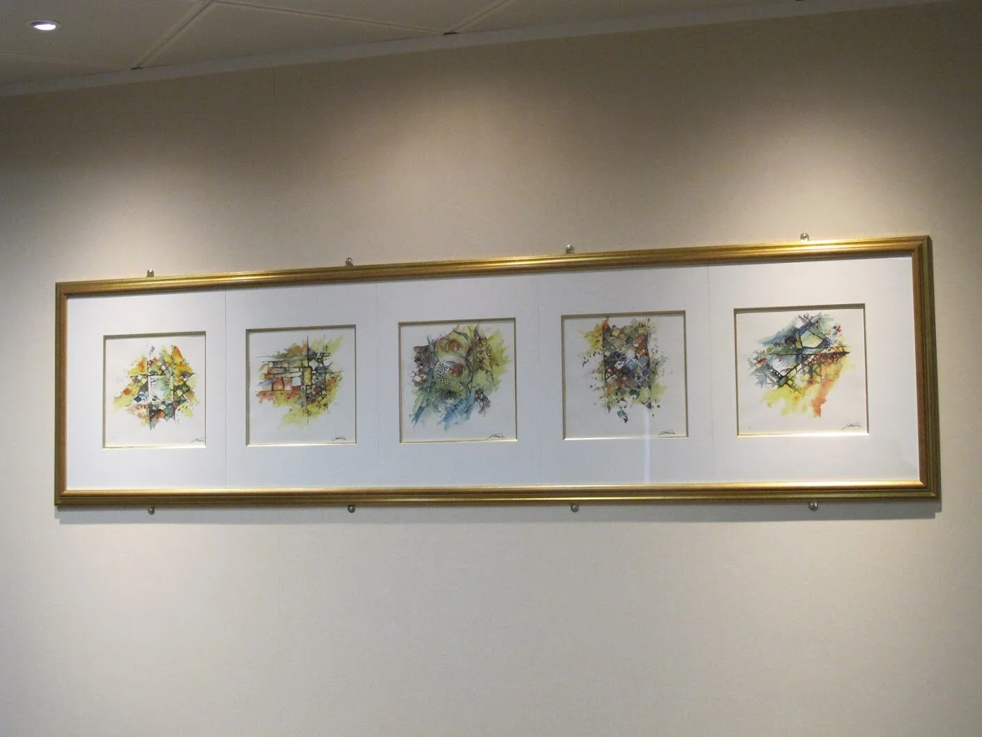 The Stones of Venice - Mosaic watercolours for a bank conference room