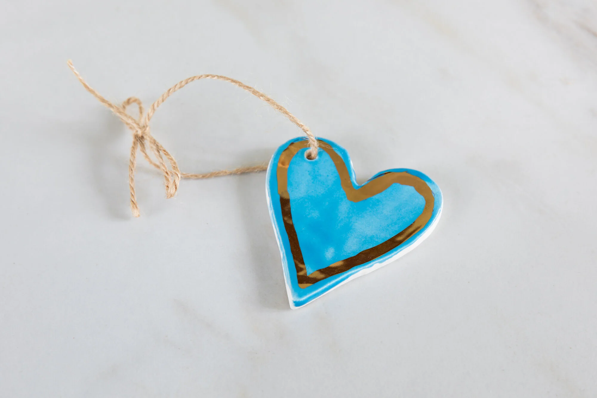 Blue Heart Charm