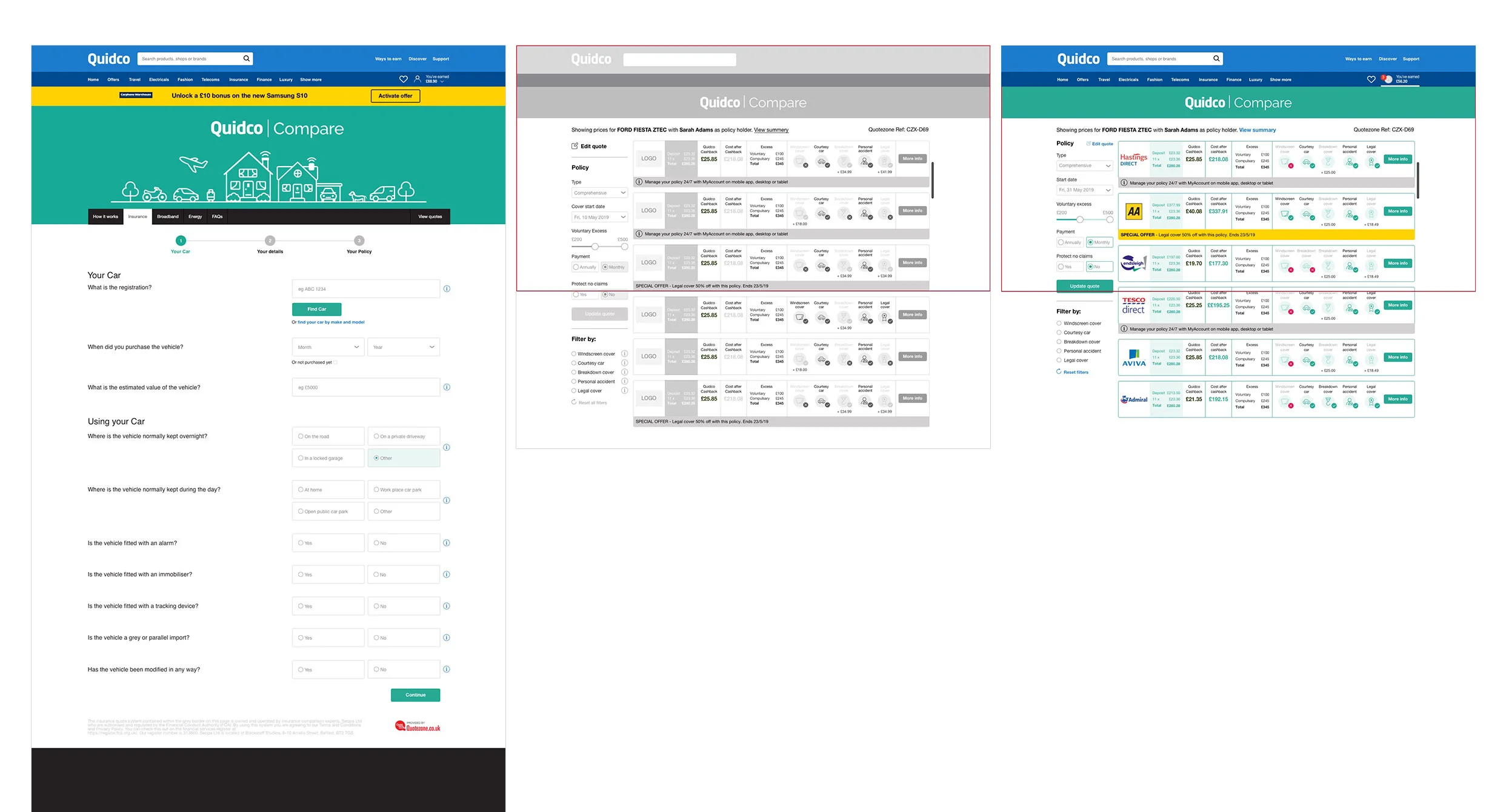 Quidco Compare