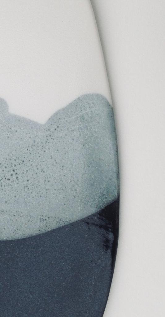 porcelain shield shaped in sea foam horizontal. 223g.  11.5 x 25.5. £25 - 2.jpeg