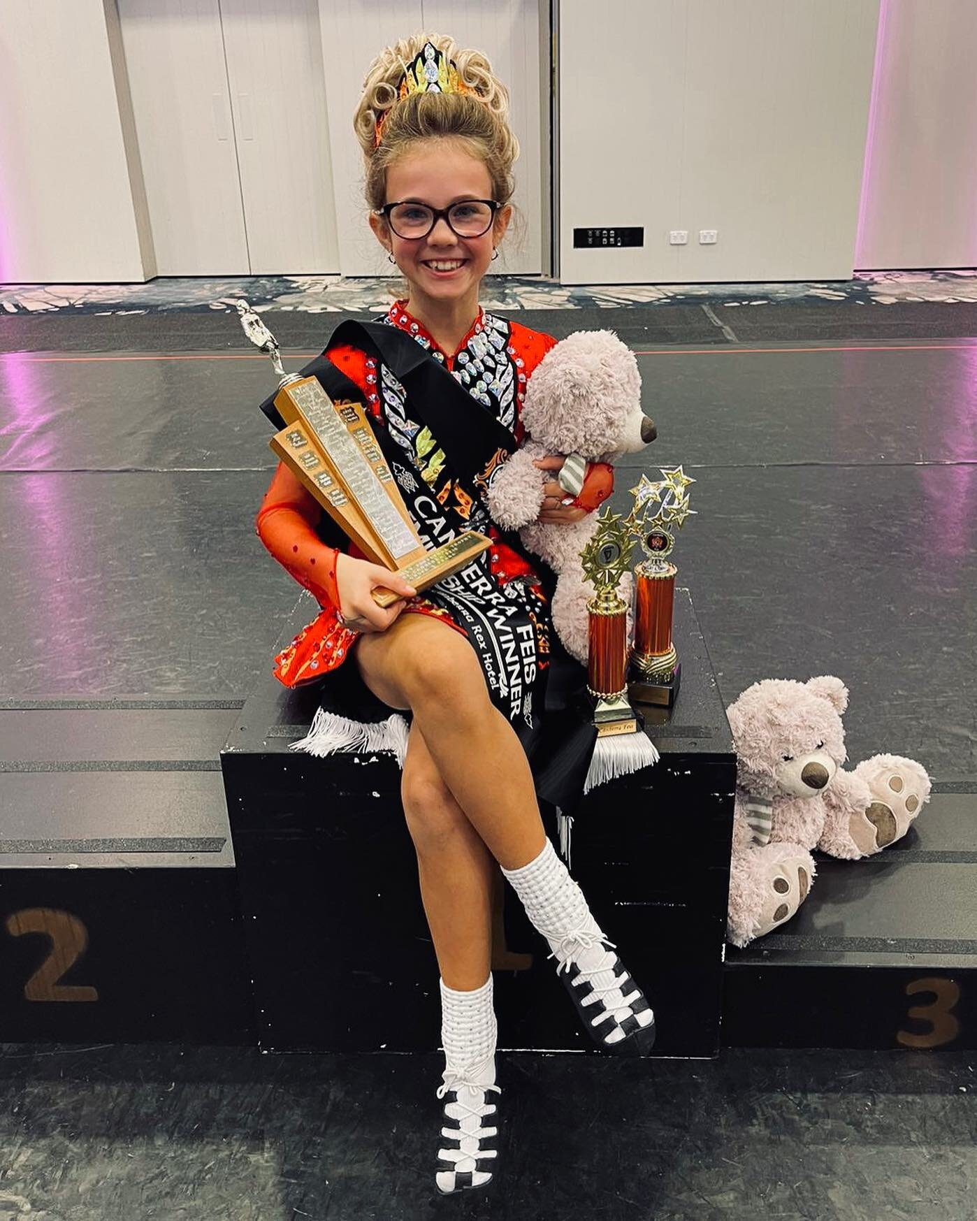 Thrilled to be on the top block at the Canberra Feis today! Well done Sadbh 😍🏆🥇

#irishdance #irishdancing #canberra #canberrafeis
