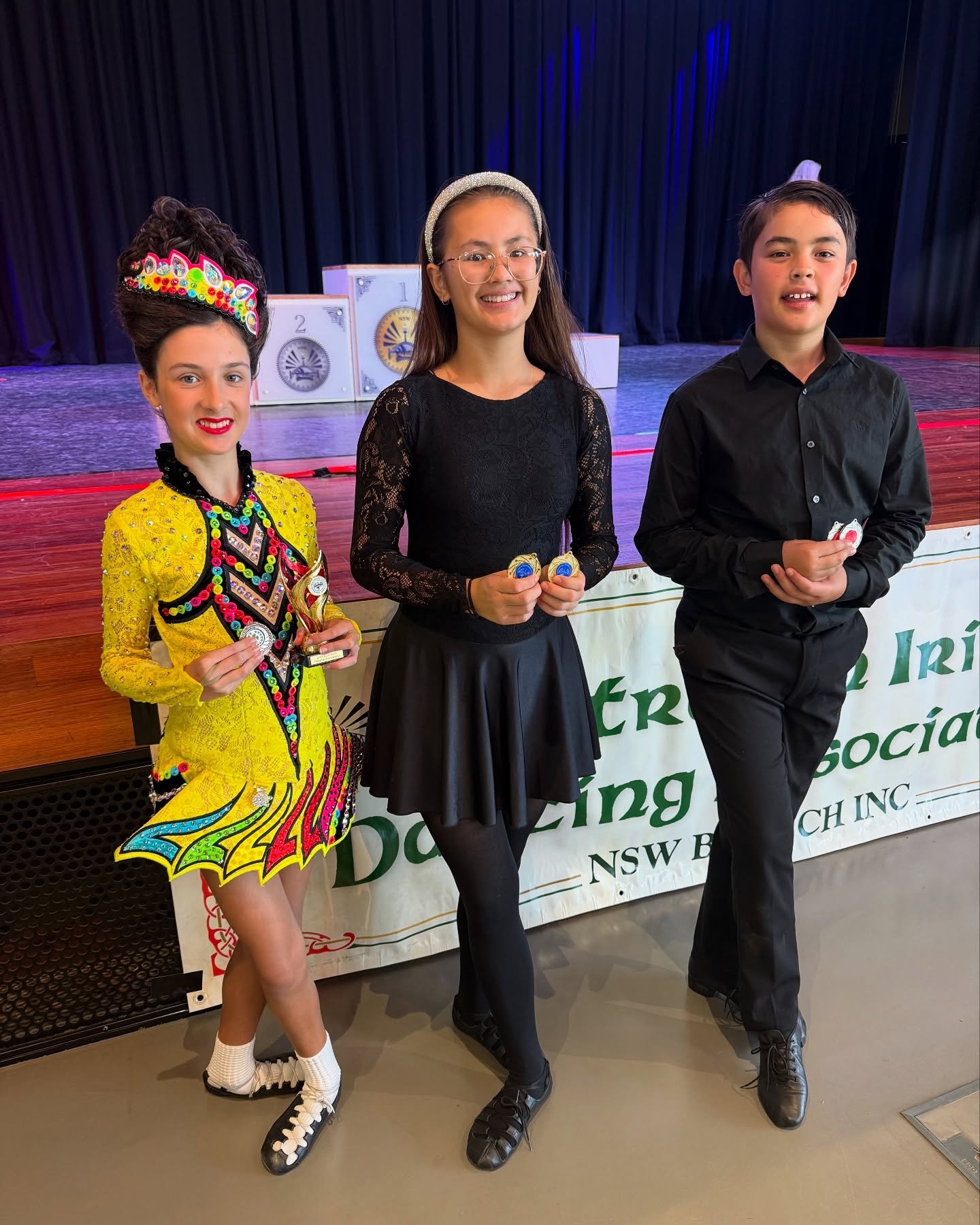 Our day 1 AIDA Reserve dancers 🧡🩵 First and second for Anastasia and Francis at their very first feis 🏅 And some wonderful results for our hardworking adults too 💪