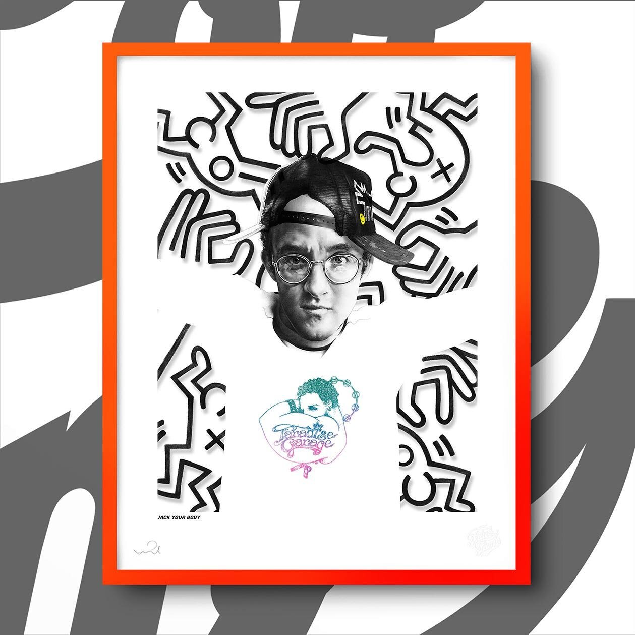 Keith Haring - Jack Your Body!
&bull;
Some ICONS deserve more than the one homage 🤓
&bull;
Features a customisable T-Shirt option!! (Request your own specific 👕 motif or favorite logo via email or DM)
&bull;
#PaulofFameArt #portrait #illustration #