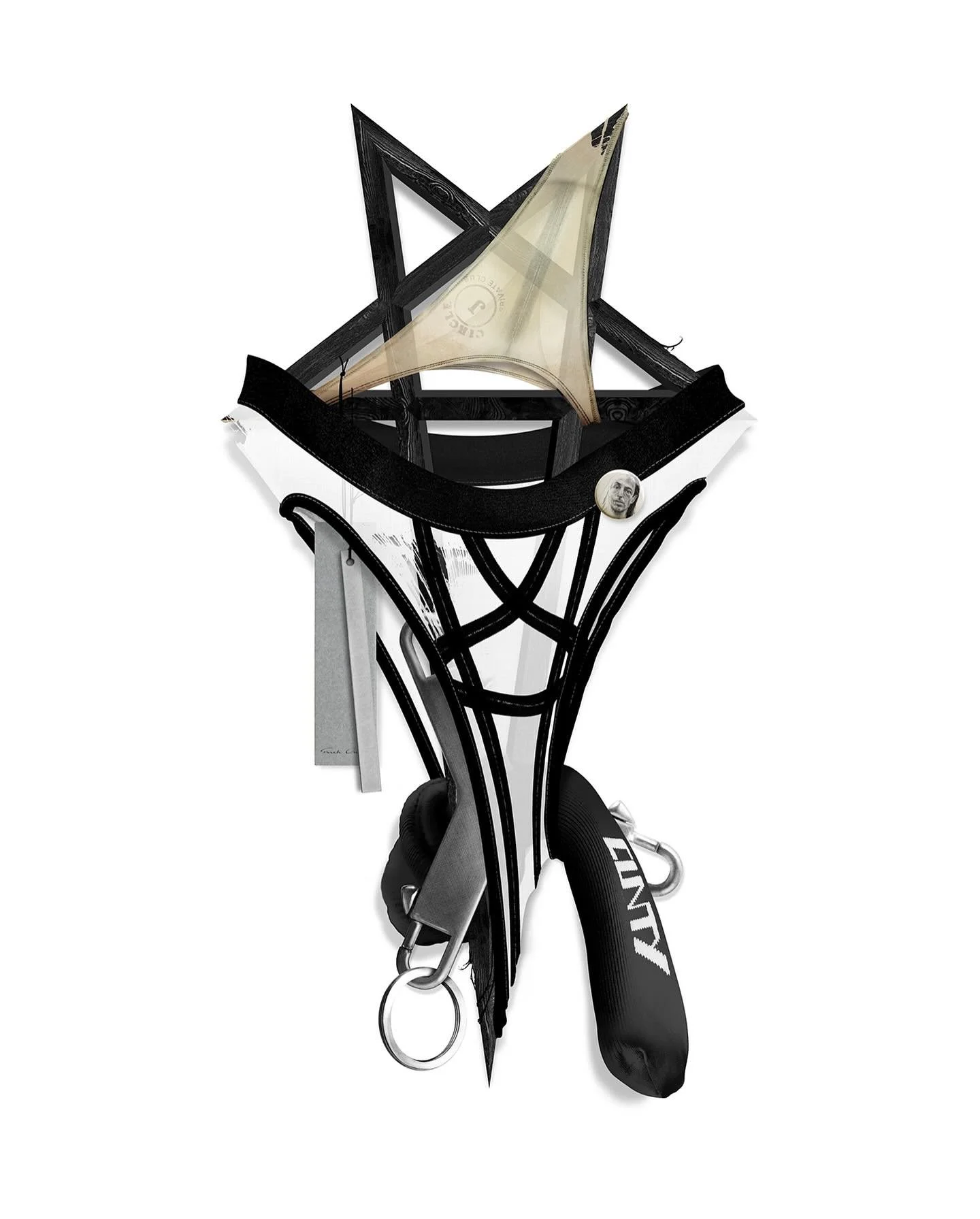 Fashion Worship - A Rick Owens altar of aesthetics for The Temple of Love.
•
Referencing the iconic Untitled 
(Layers of Underwear 1970) by Robert Mapplethorpe.
•
Principal AD & Illustration @paulhollart 2025© 
•
#RobertMapple