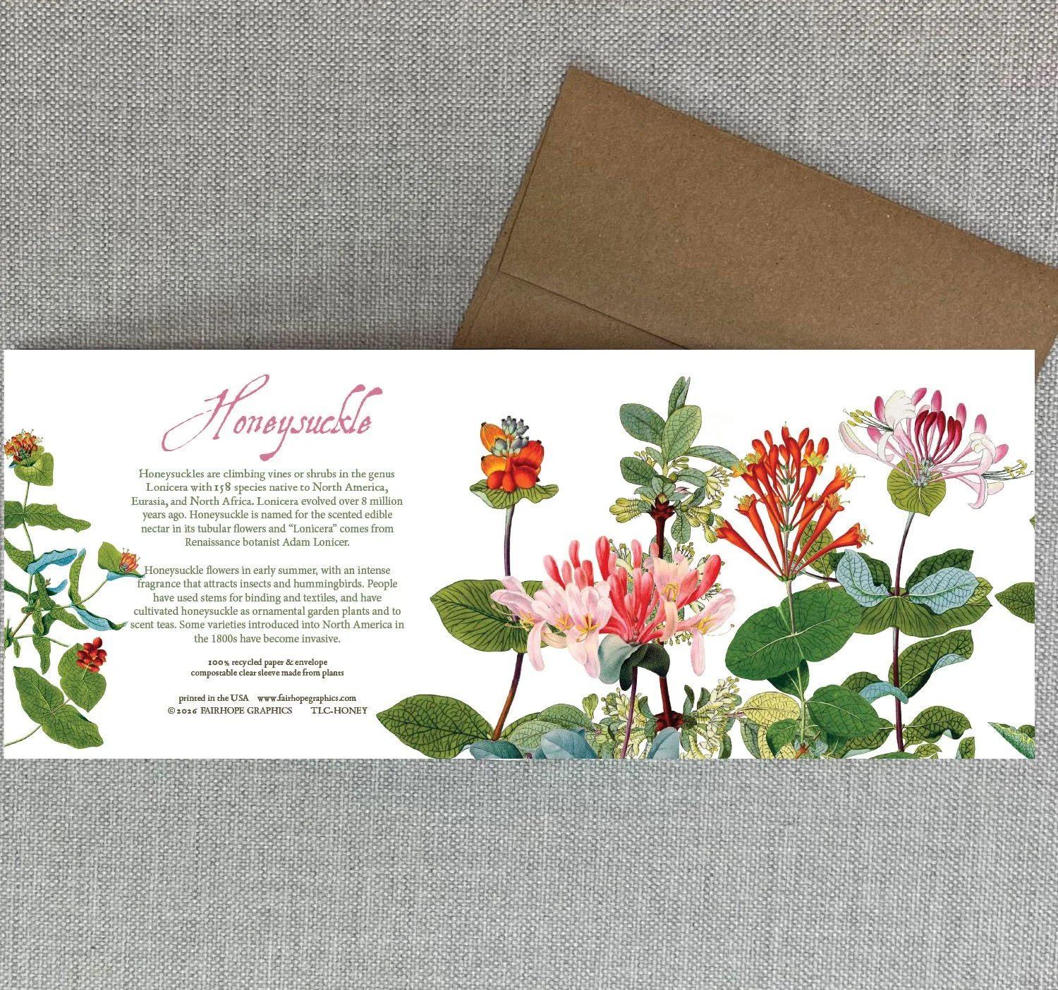 Honeysuckle Card