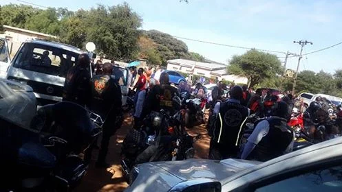 The Bikers for Pads event, 27th of May 2017. Photo: Bikers for Pads