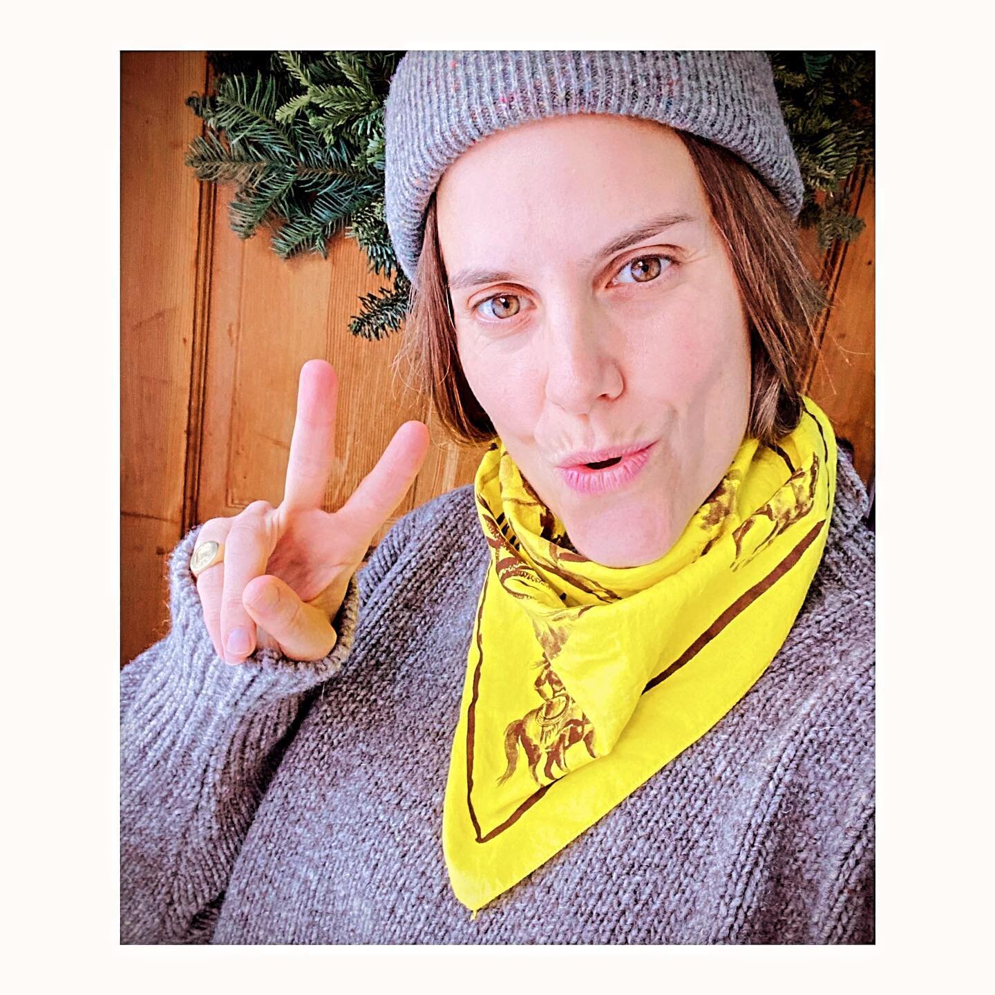 Thanks to this stellar friend @chacha_friedman the yellow bandana is nearly sold out! 15% of the bandana sales will go to the Hunger Coalition here in town and for free shipping please use code HOLIDAY. Link in bio to purchase or text/message me for 