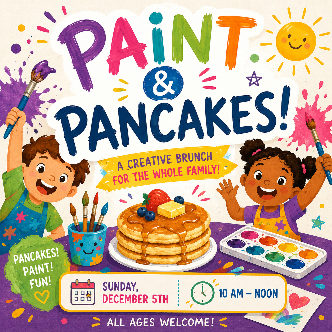 Paint & Pancakes 