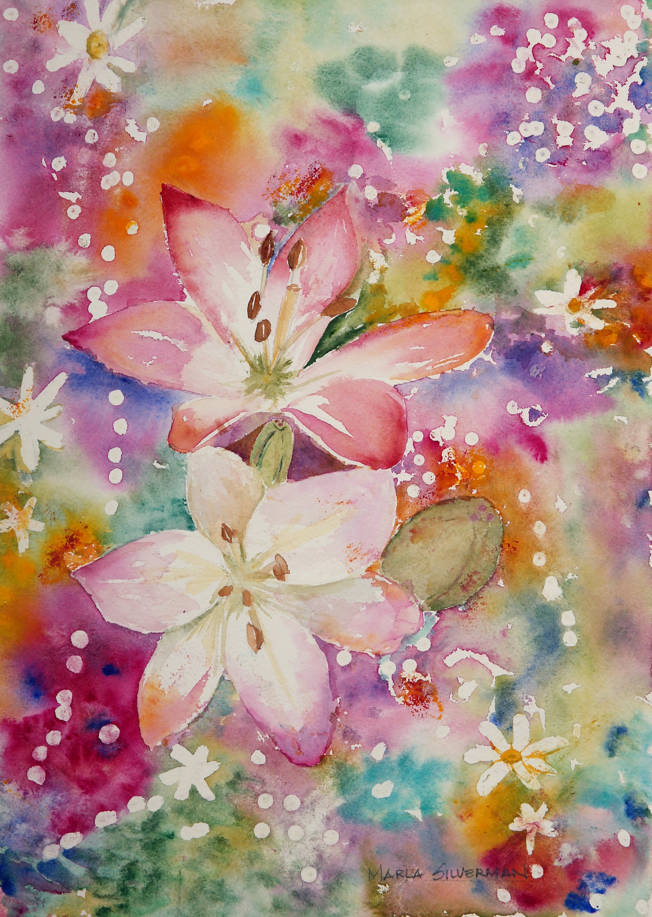 Abstract Lilies  - Marla Silverman.jpeg