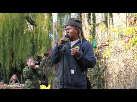 Occupy Wall Street Famers March - Karen Washington
