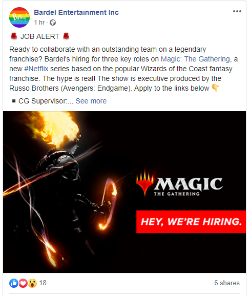 Image from Bardel Facebook