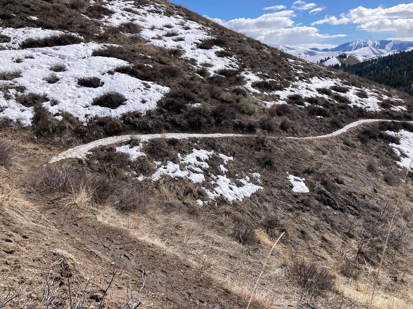 Soil types matter!  When we were hiking in the South Valley, we noticed that really soon after the snow had melted, the soil was firm enough to hike or ride on.  Not so much in the North!  The soil up north has a little less sand and a little more cl