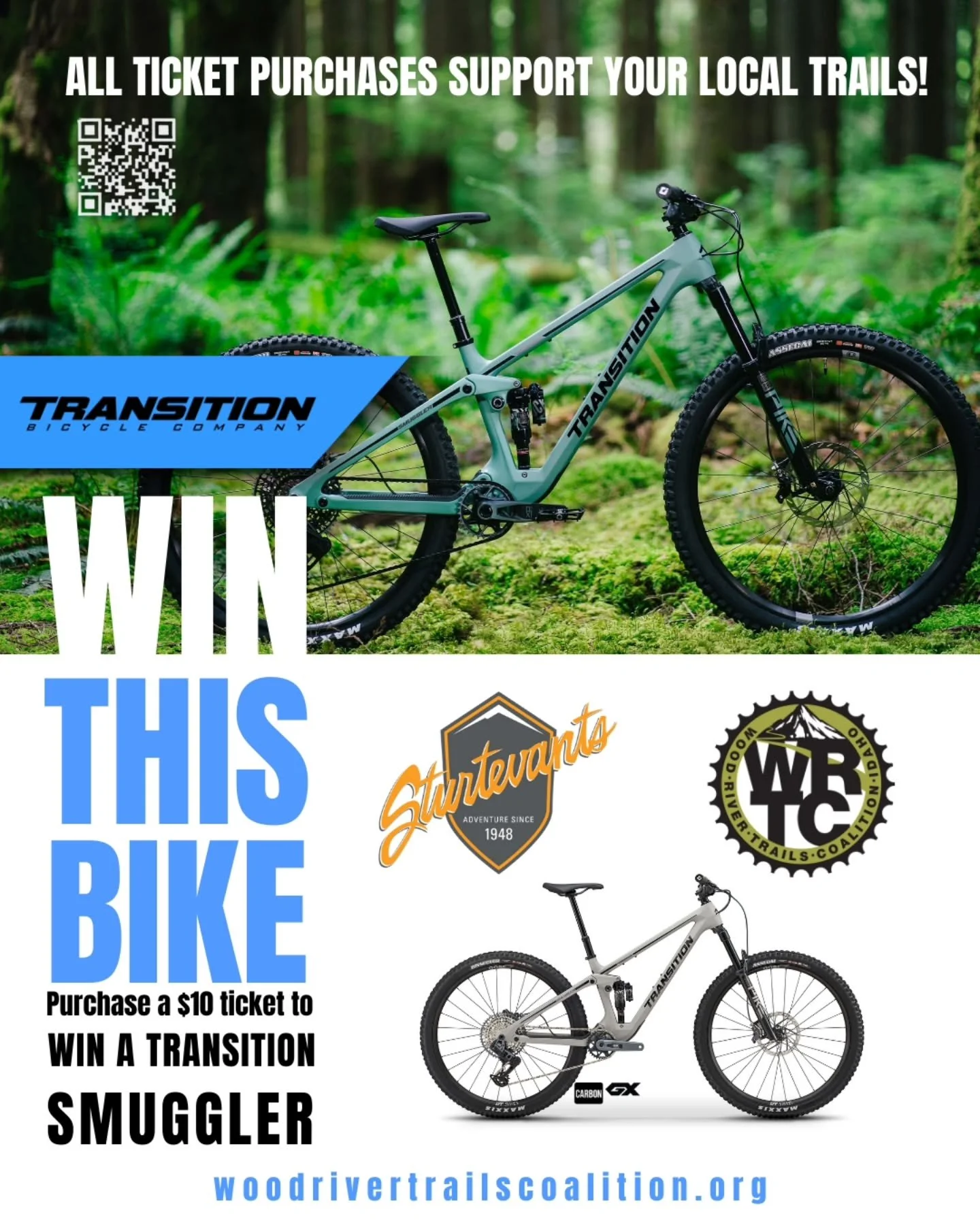Why should you enter to win a Transition Smuggler GX? Well, it&rsquo;s got:

✅Carbon frame for lightweight agility
✅SRAM GX Eagle for crisp shifting
✅Geometry that feels like a trail ninja

Yep, it&rsquo;s the perfect balance between XC efficiency an