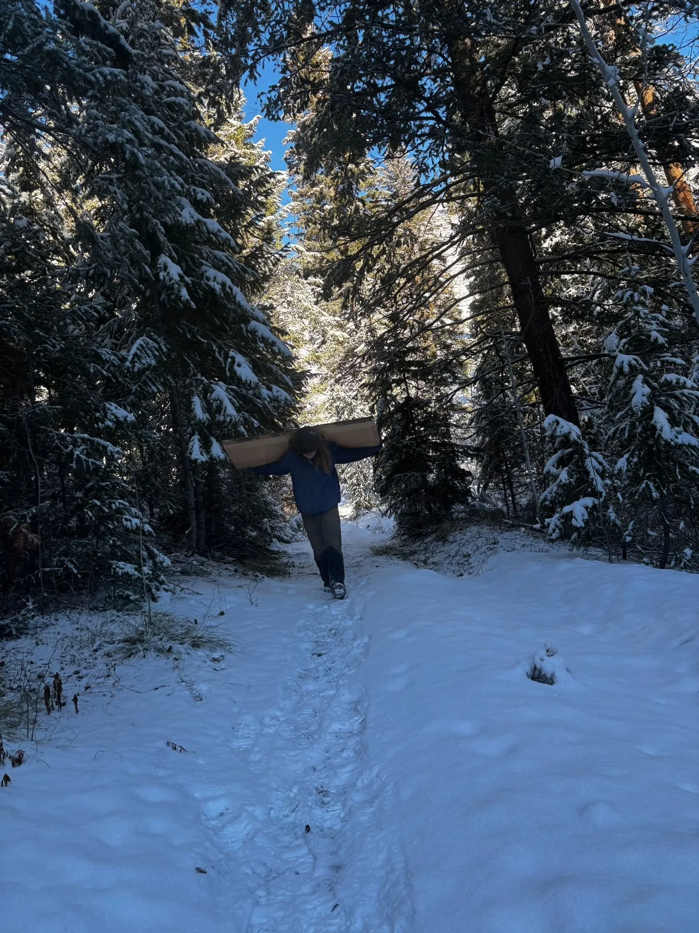 Me: What would you caption these photos for social media?
Jesse: &quot;Freezing our collective a** off on Warfield&quot;
Me: Done.

Just in case you're wondering, yes the crew is still hard at work. They're replacing a failed bridge on the Warfield T