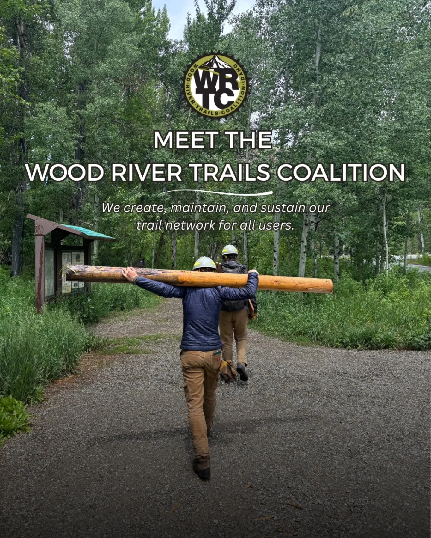 Lots of new faces here, so we thought we'd re-introduce ourselves on this #givingtuesday ! We (the WRTC) create, maintain, and sustain our trail network for all users.

That's right - those trails that you run, ride, hike, and walk on take a ton of w