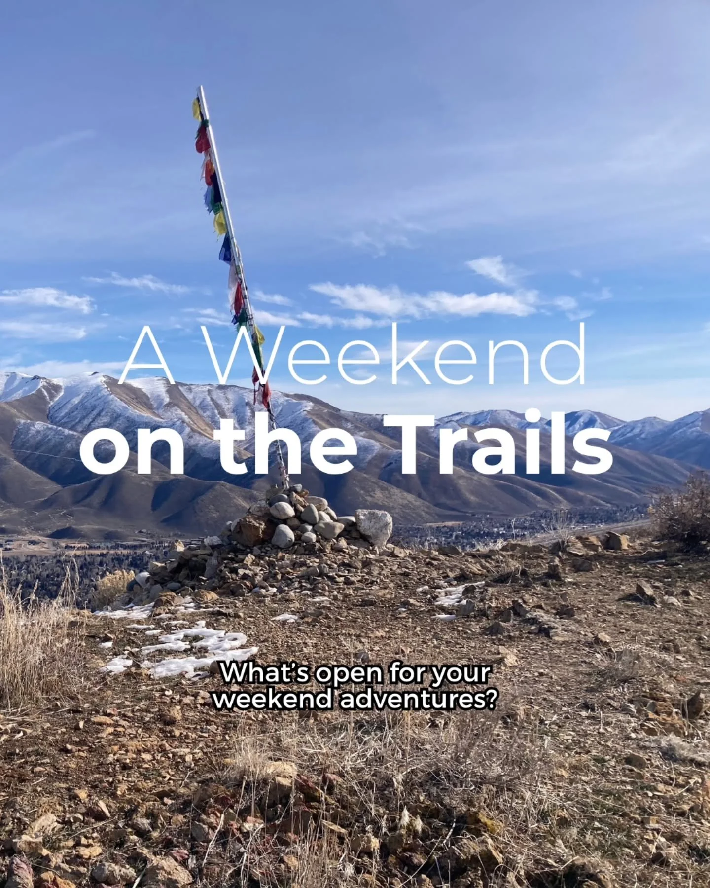Hit the trails this weekend!

Over the next few weeks, trails are going to gradually open across the Valley.  Every year, we notice that it is during this spring opening that the trails can feel the most crowded.  Everyone - from beginners to advance