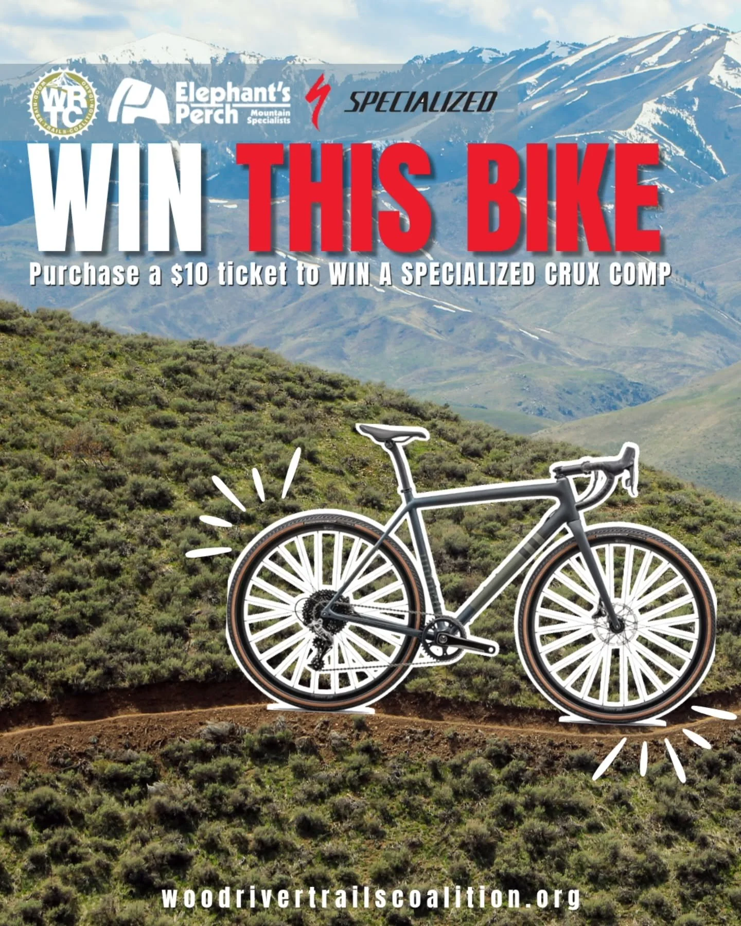 This year, we are stoked to partner with The Elephant&rsquo;s Perch and Specialized Bicycles to give you a chance to WIN a Crux Comp Carbon bike &mdash; the ultimate do-it-all ride. 💫💥🪻🚲

Gravel bikes have exploded in popularity for good reason: 