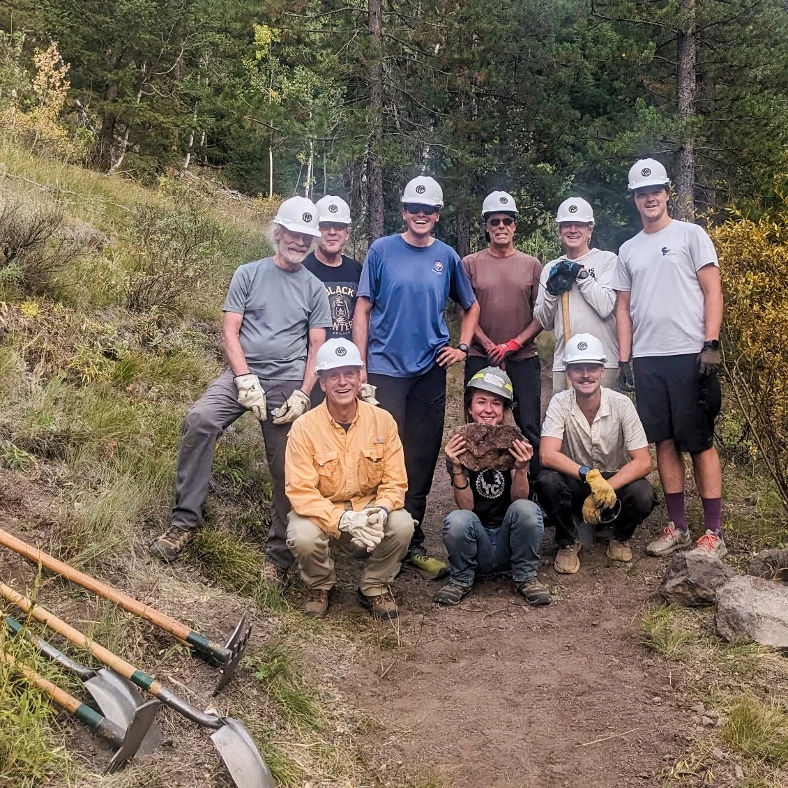 Volunteers Continue Work on Curly's Trail