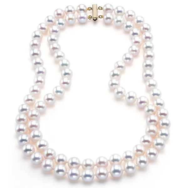 Akoya Saltwater 2-Strand Pearl Necklace Discounted Pearls.jpg