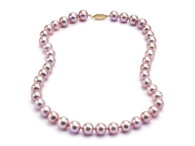 Freshwater Lavender Pearl Necklace Discounted Pearls.jpg