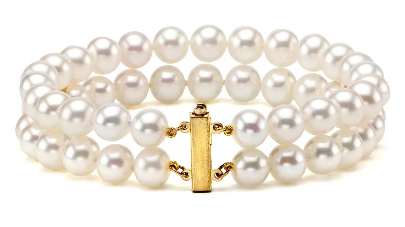 2-strand Freshwater White Pearl Bracelet Discounted Pearls.jpg