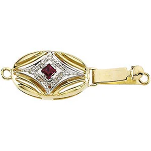 Diamond, Ruby, and Sapphire Clasp | Diamond Clasps Discounted Pearls.jpg